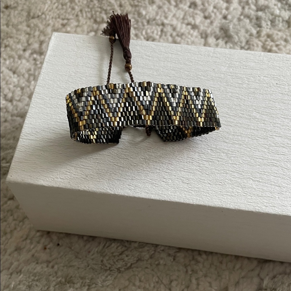 NWOT Miyuki Delica Glass Beads Bracelet - Picture 2 of 4